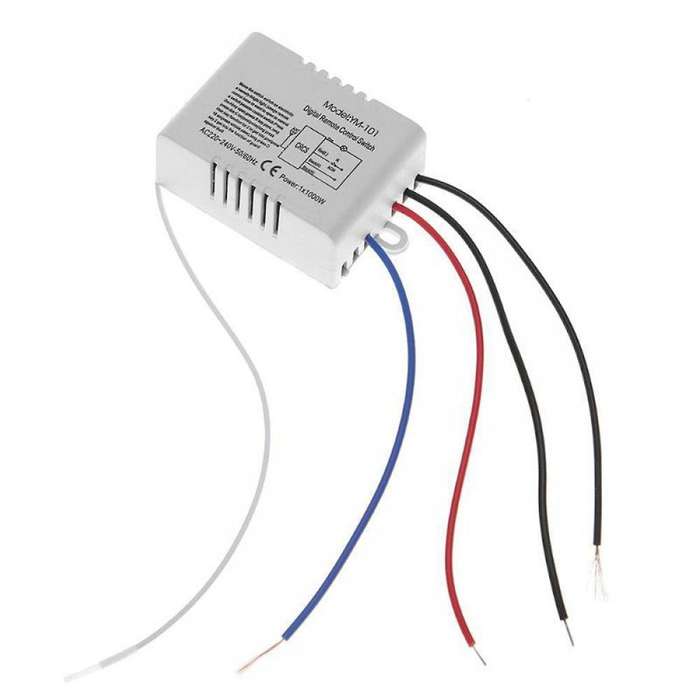 Channel with Digital Transmitter Switch Receiver Remote Light Lamp