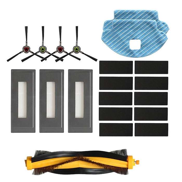 For Ecovacs Deebot Ozmo 930, Main Side Brush, Hepa Filter, Rag Mop