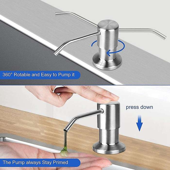 304 Stainless Steel Sink Soap Dispenser Kitchen Sink Hand Washer