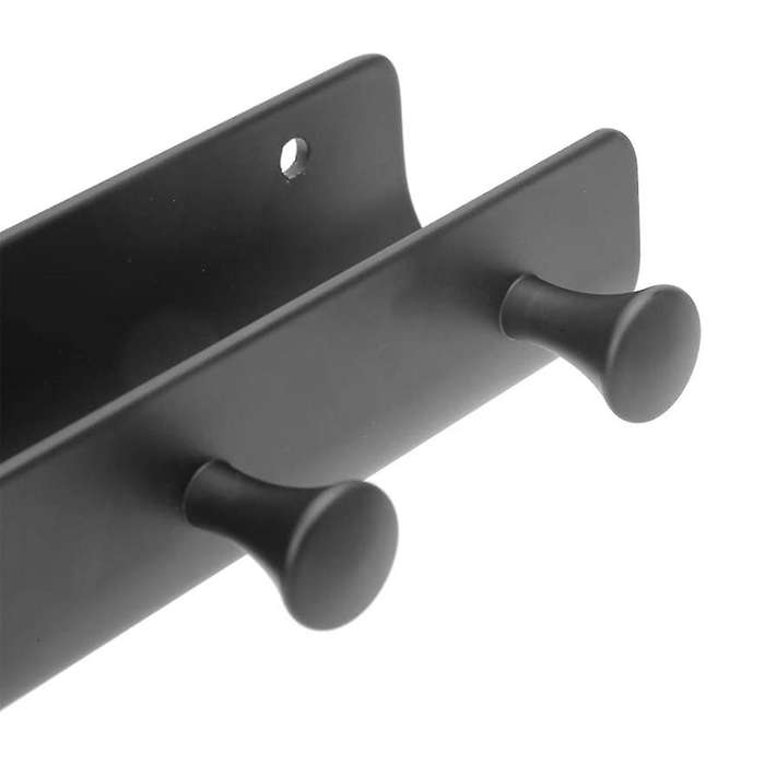 Wall Hooks with Shelf 5 Hooks Rack Heavy Duty Coat Hooks Hanging