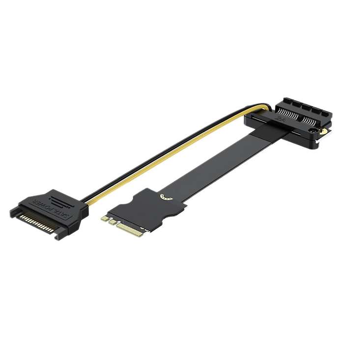 Pci-e Extension Cable Pci-e3.0 M.2 to Pci-e1x Supports M.2 A.ekey