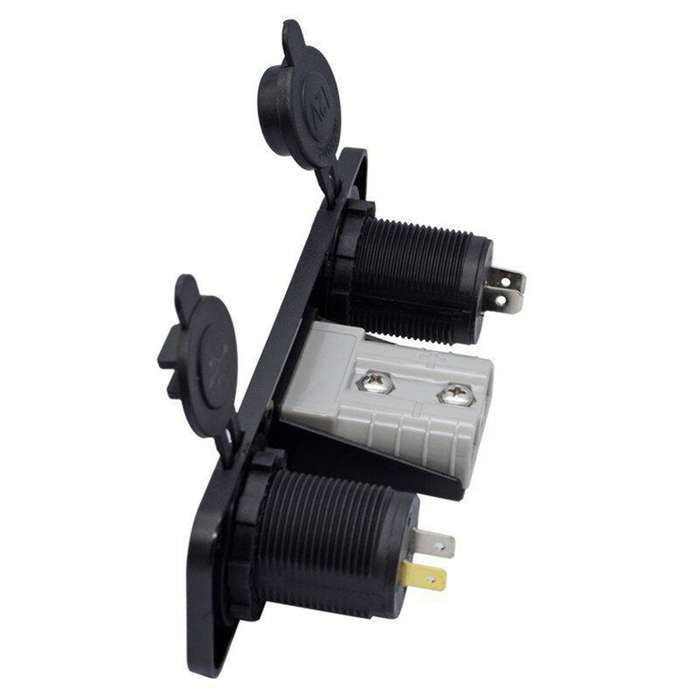 Flush Mount Anderson Socket Panel for Caravan Camper Boat Truck