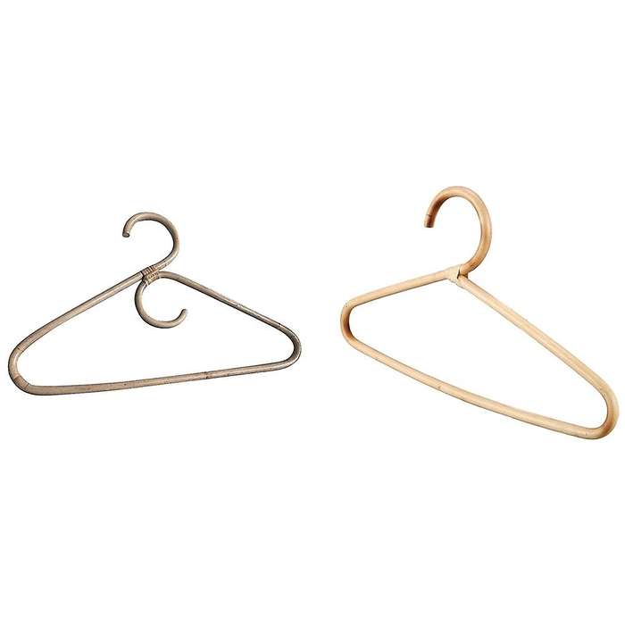 Rattan Clothes Hanger Style,garments Organizer,rack Adult Hanger