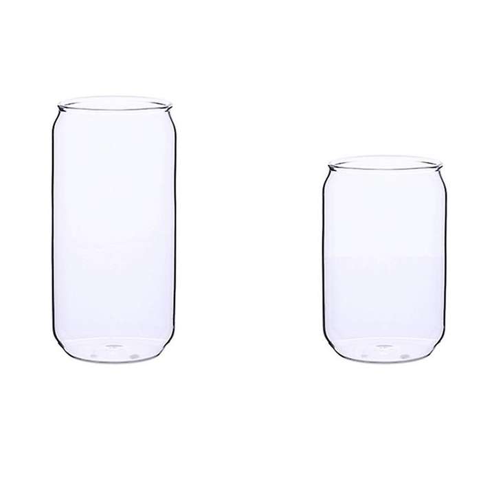 3 Piece Set Creative Heat-resistant Glass Water Cup Cans Tea Cup