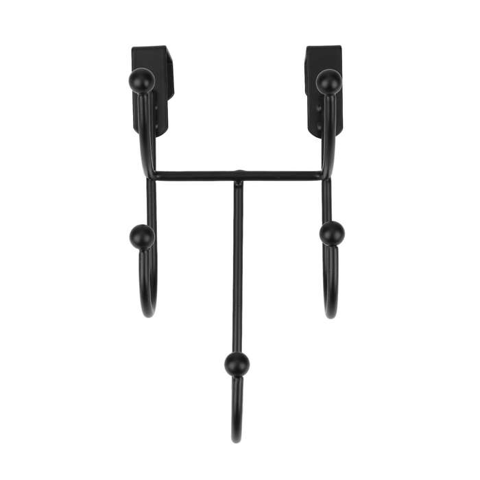 2pcs Wrought Iron Wall Clothes Hanger Hook Home Decoration B