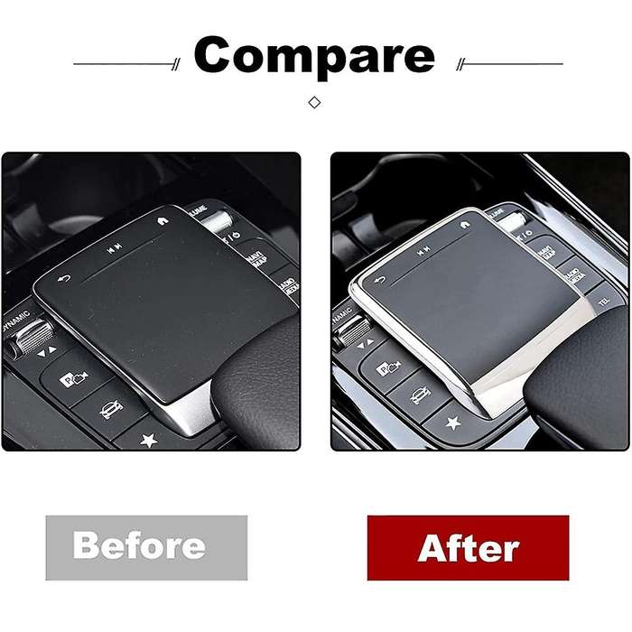 For Mercedes Benz Car Tpu Mouse Screen Protector Cover, Silver