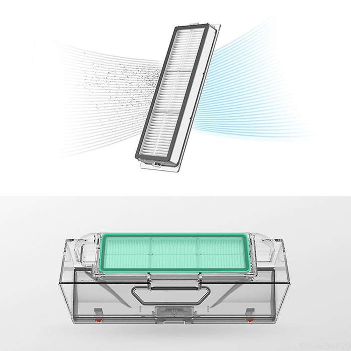For Xiaomi Mijia 1c Vacuum Cleaner Accessory Kit Brush Hepa Filter