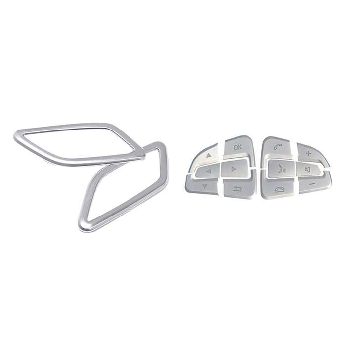 Stickers for Mercedes Benz Cla Gla Class W117 X156 2014-2017 Silver