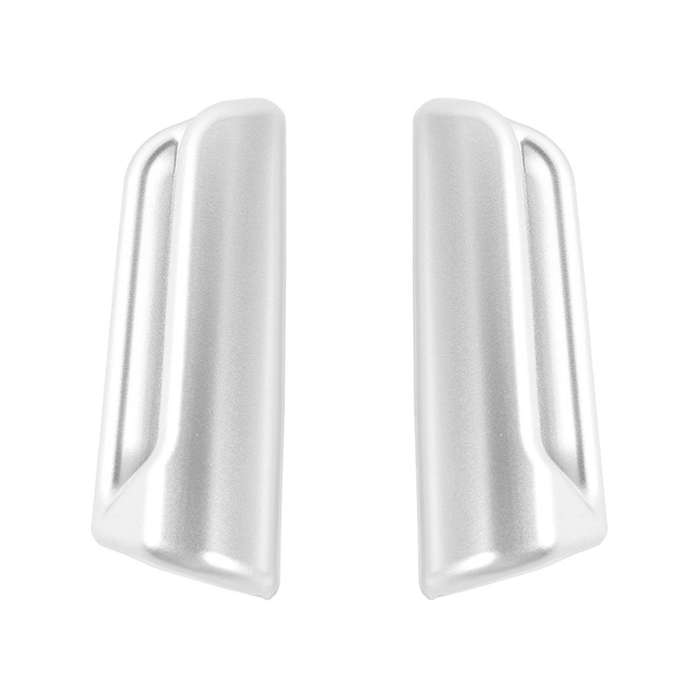 Car Seats Adjustment Handle Switch Cover Stickers Trim, Abs Silver