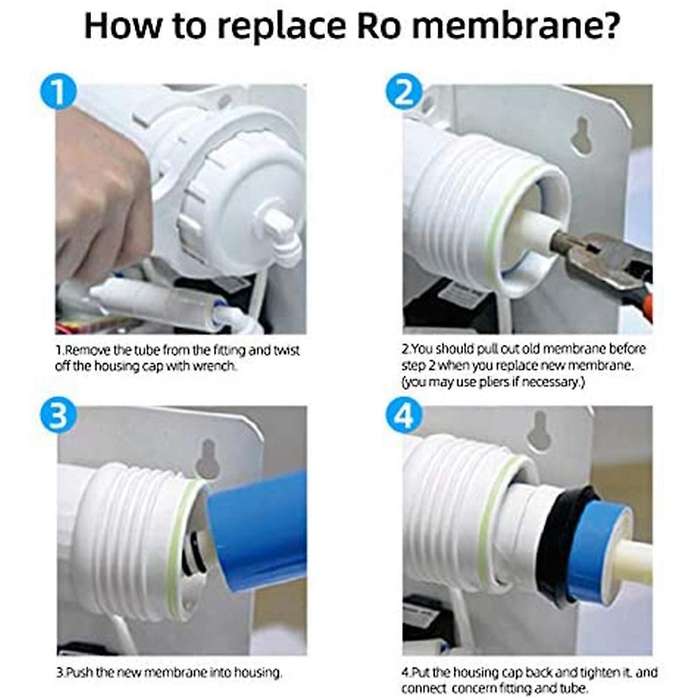 1812/2012 Reverse Osmosis Housing 1/4 Kitchen Water Purifier Parts