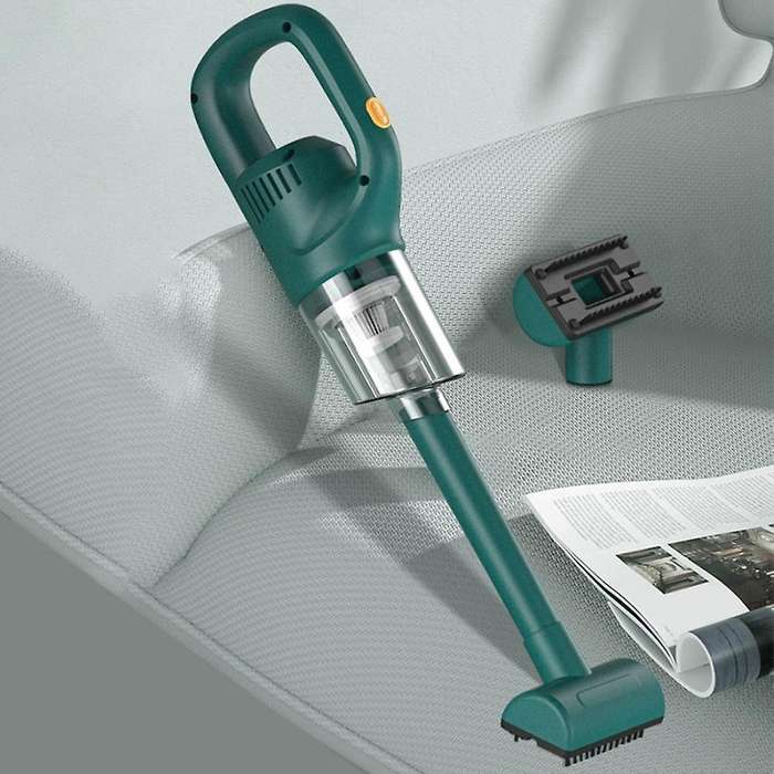 Portable Handheld Dry and Wet Small Cordless Vacuum Cleaner Green