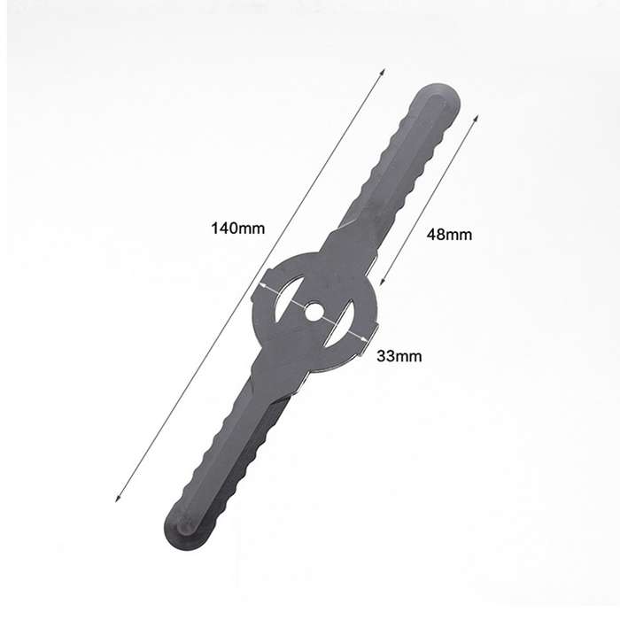 60pcs Plastic Grass Trimmer Blades Garden Tool Lawn Mower Accessories