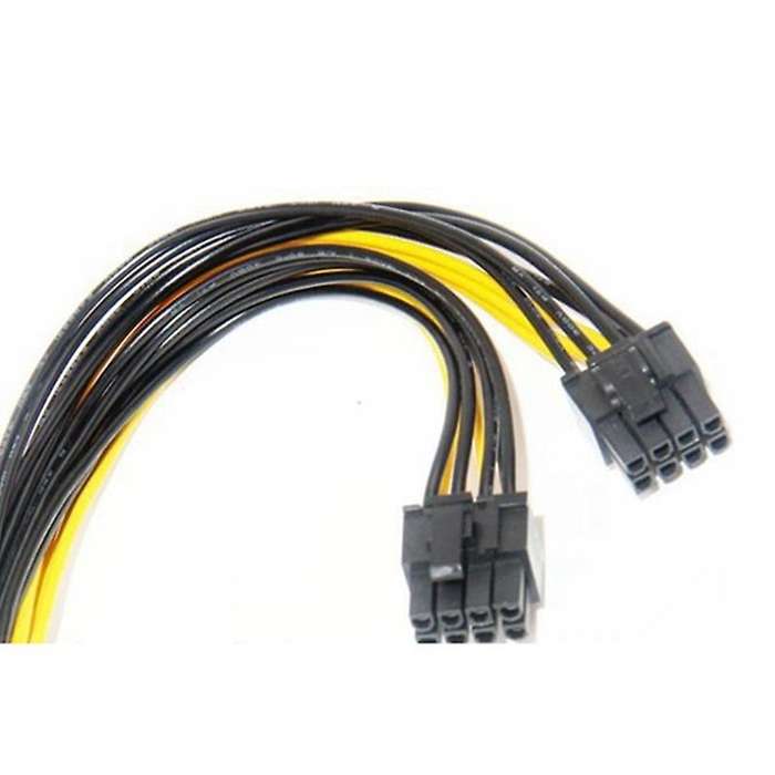 12-pack Pci-e 8pin to 2x 8 Pin (6+2)power Splitter Cable for Pcie Pci