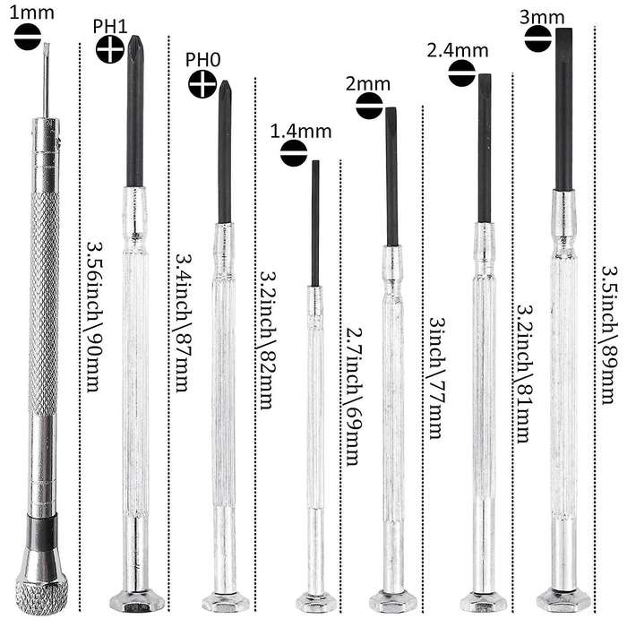 Eyeglass and Sunglasses Repair Kit, with Screwdrivers for Glasses