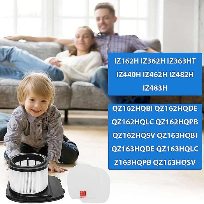 Replacement Filters for Shark Iz162h, Iz362h, Iz363ht, Iz440h, Iz462h