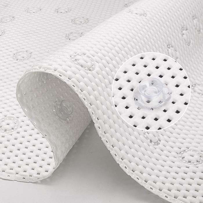 Bath Mat Bath Shower Mat with Suction Cups Extra Long 91 X 43 Cm