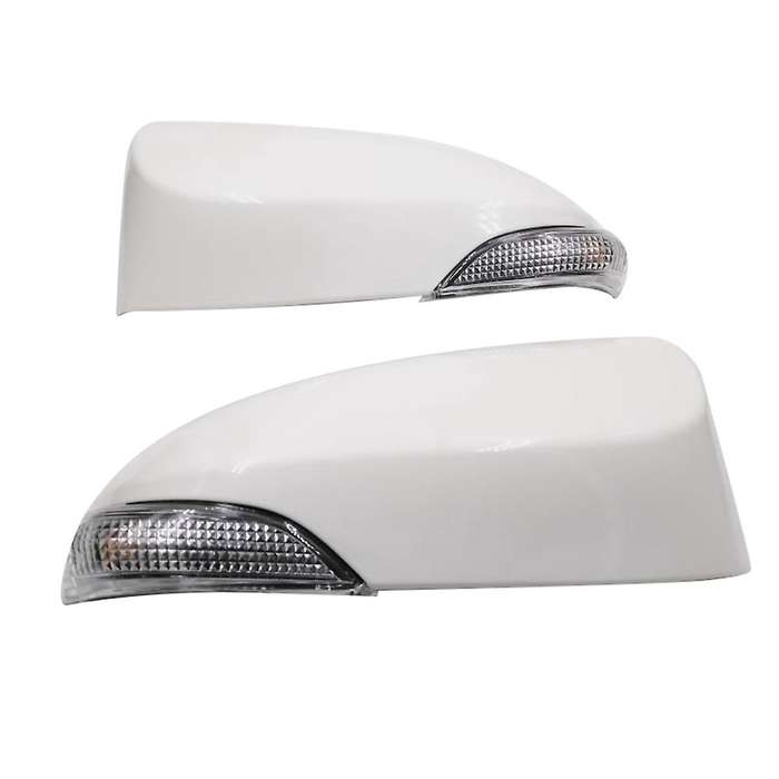 Car Front Left Rear View Mirror Cover Cap with Turn Signal Flashing