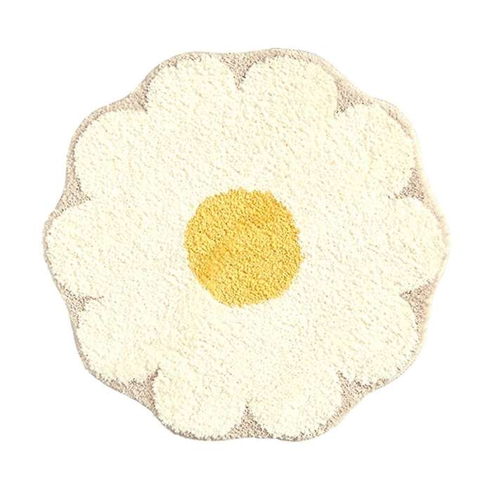 Flower Bedroom Carpet Bathroom Absorbent Floor Mat Door Home Decor