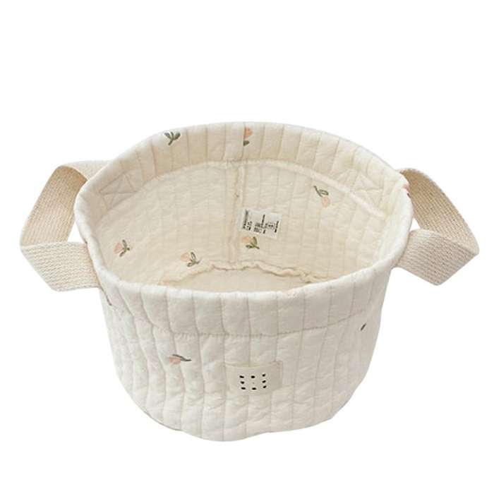 Baby Bags Cute Embroidery Diaper Bag Cotton Mommy Bag Multi-purpose 2