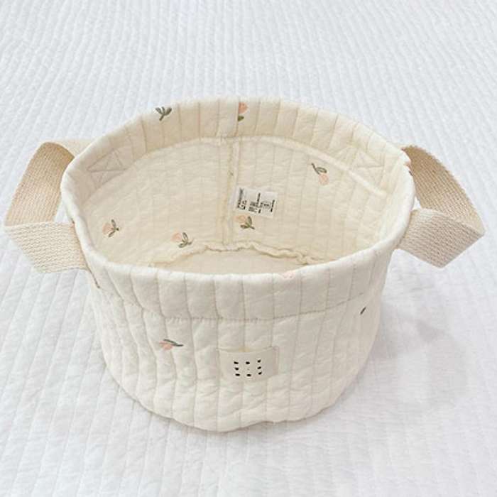 Baby Bags Cute Embroidery Diaper Bag Cotton Mommy Bag Multi-purpose 2