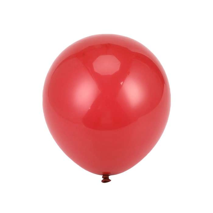 200pcs Ruby Red Balloon New Glossy Metal Pearl Latex Balloons