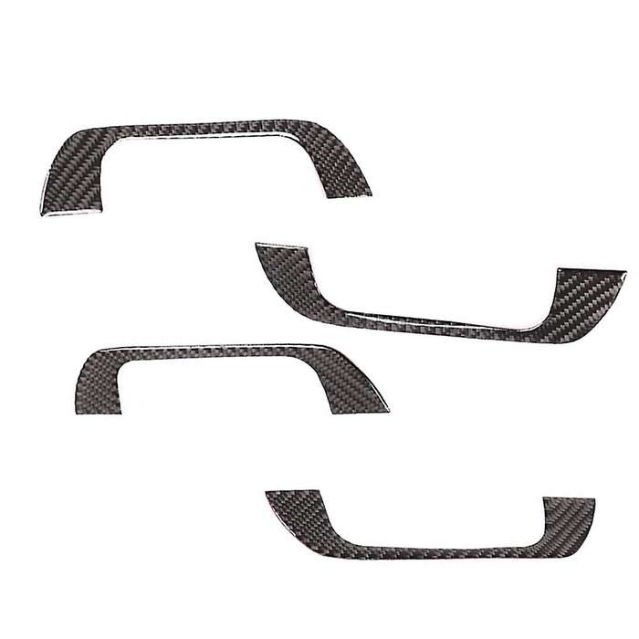 Car Soft Carbon Fiber Roof Handle Cover Trim for Honda Crv 2007-2011