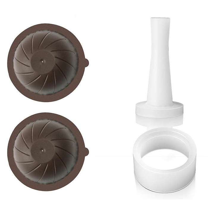 Coffee Capsule for Nespresso Vertuo Strainer with Tamper Fill Ring