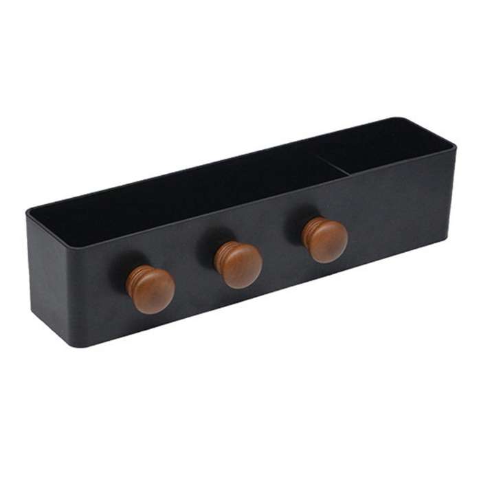 Plastic Wall Hanging Shelf/bathroom Storage Organizer Available Black