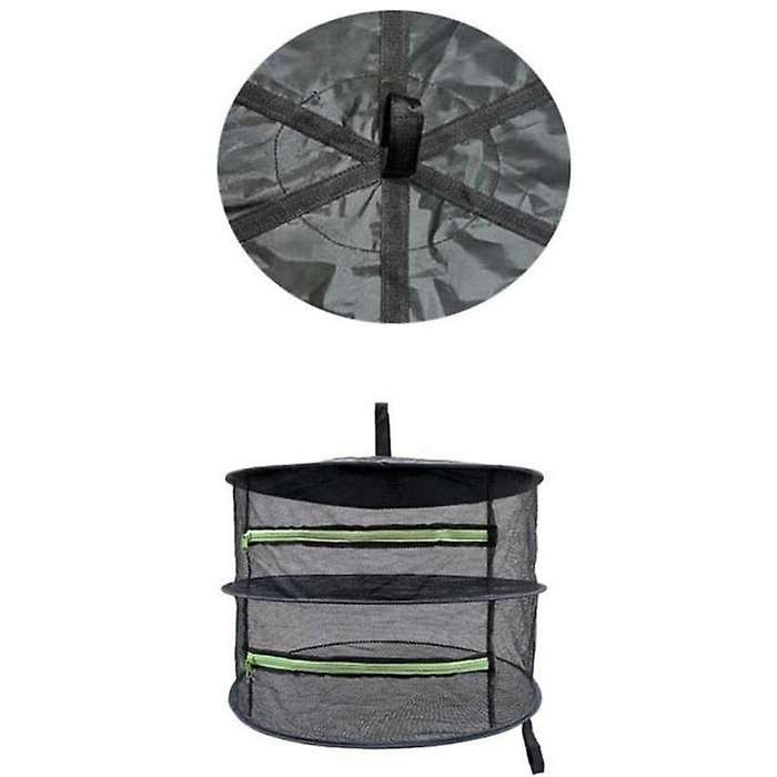 2-layers Herb Drying Rack,food Mesh Net Dryer, Hanging, Collapsible