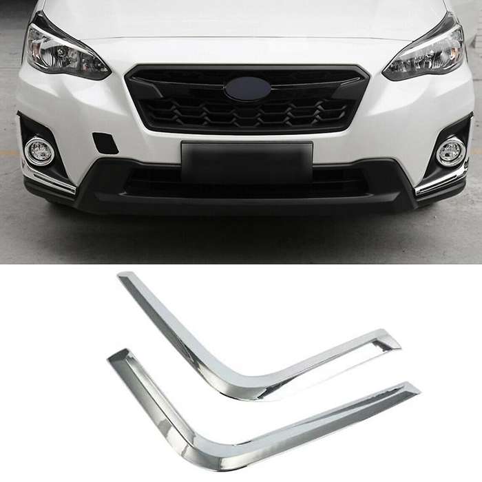 For Subaru Crosstrek Xv 2018 2019 Front Fog Lamp Eyebrow Cover Trim