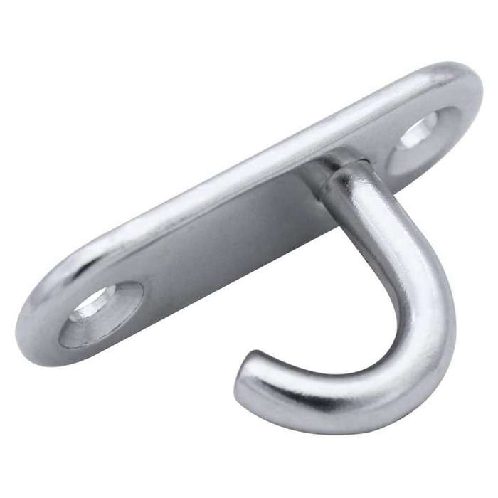 6 Pack Stainless Steel Ceiling Hooks M5 Oval Open Hooks Wall Mount