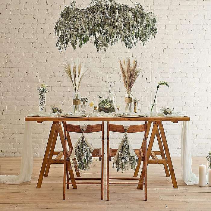 72 Pcs Pampas Grass - Fluffy White/brown Pampas, Reed Grass