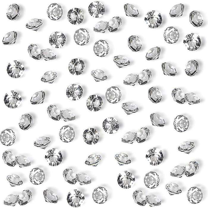 500g Acrylic Crystal Diamond,8mm Wedding Table Confetti Diamond Vase