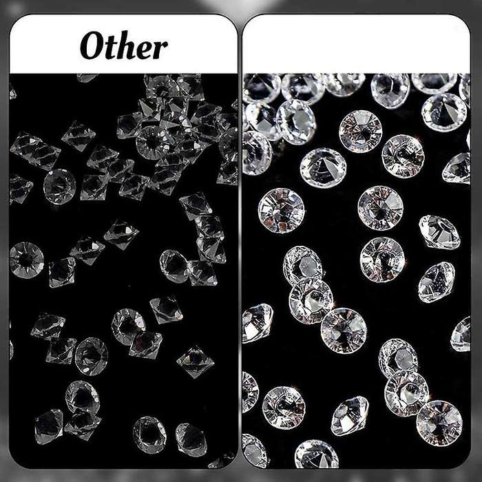 500g Acrylic Crystal Diamond,8mm Wedding Table Confetti Diamond Vase