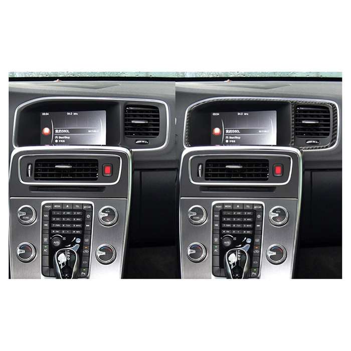 Center Console Navigation Cover Trim for Volvo S60 V60 10-18 Lhd