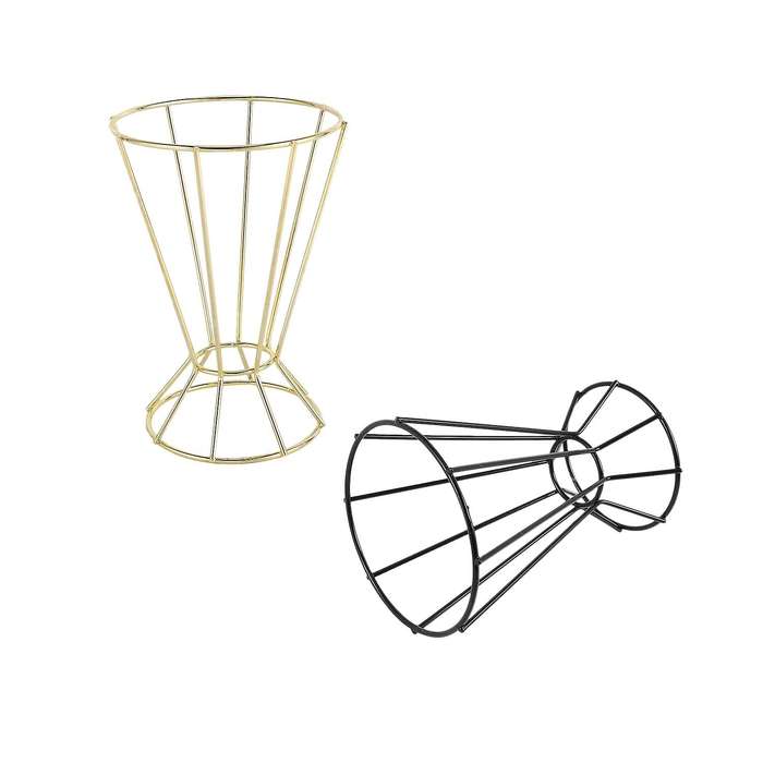 2 Pcs Metal Iron Flower Stand Plant Home Decoration Pergola