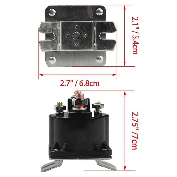 Solenoid 12 V 4 Terminal 100 Amp Duty Solenoid Relay Saz4201gj 7522