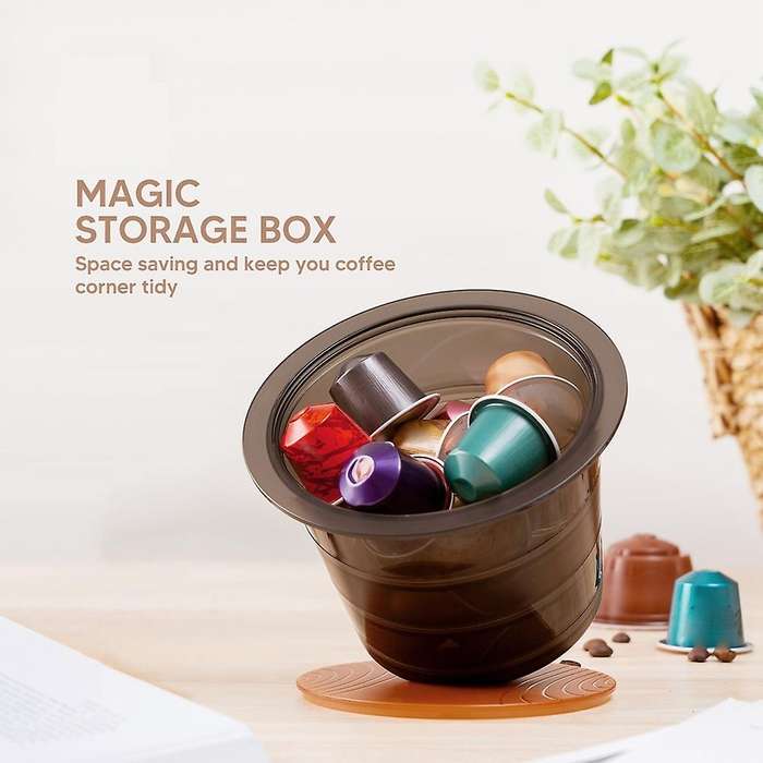 Coffee Storage Box Detachable Convenient Coffee Capsule Rack Mini