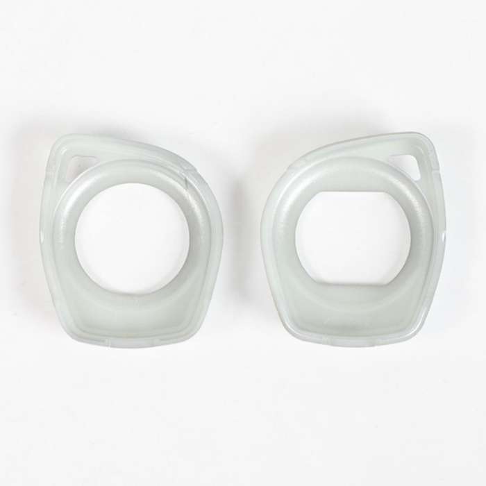 Car Key Fob Cover Key Chain Case Trim Abs Silver