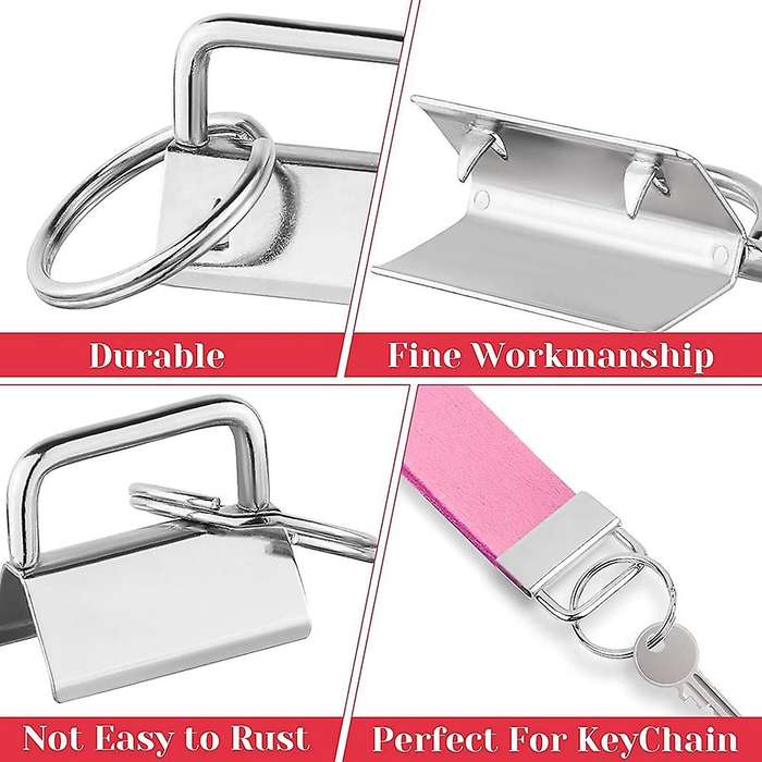 Keychain Hardware for Wrist Strap Keychain Lanyard Buckle Hardware