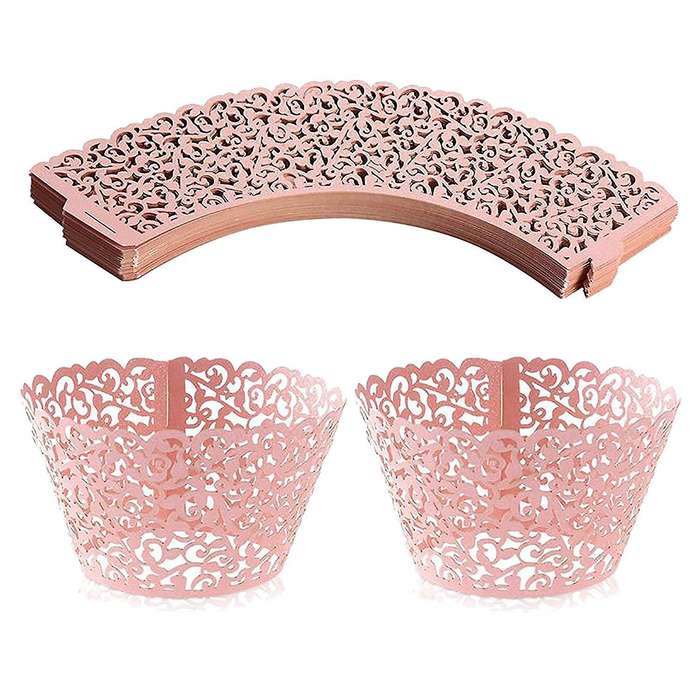 150pcs White Cupcake Wrappers Cupcake Papers for Birthday Party Decor