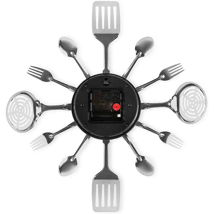 Large Kitchen Wall Clocks with Spoons and Forks,wall Clock Tableware