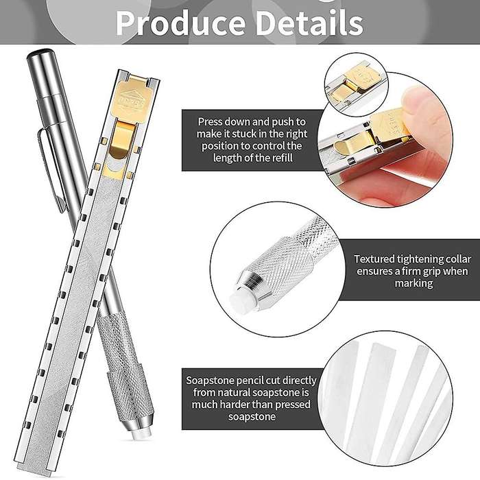 Soapstone Holder Soapstone Pencil Welding Tools Removable On Steel