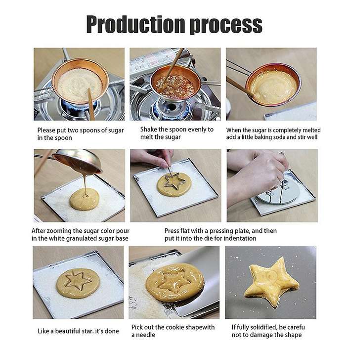 Baking Biscuit Grinding Tool Squid Game Biscuit Mold Nine Piece Set