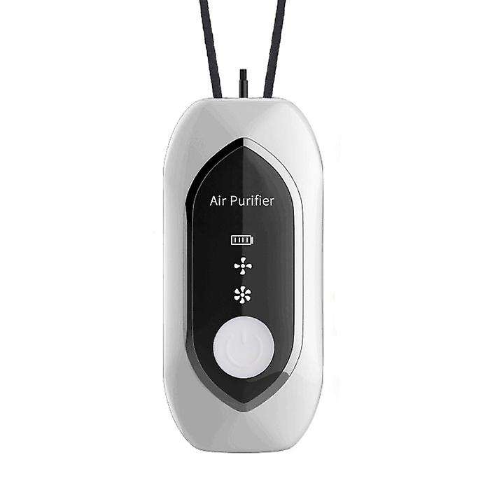Air Purifier Portable, Usb Rechargeable for Home Car White