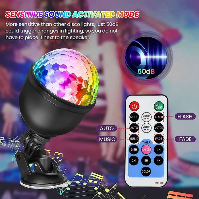 Disco Ball Party Lights Dj Disco Light Led Projector Strobe Lamp