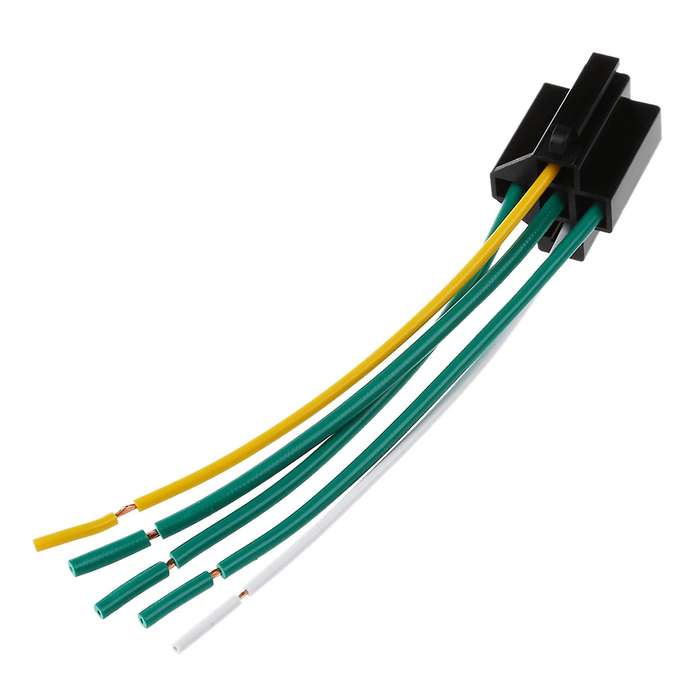 5x 12v Automotive Changeover Relay 40a 5-pin with Socket Holder