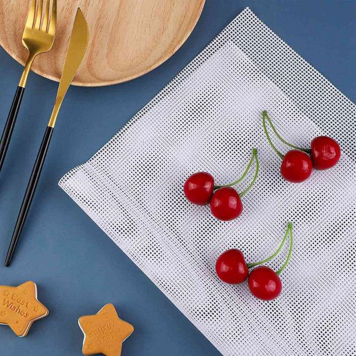 Silicone Dehydrator Non-stick Reusable Mesh Mat for Fruit Dryer 12pcs