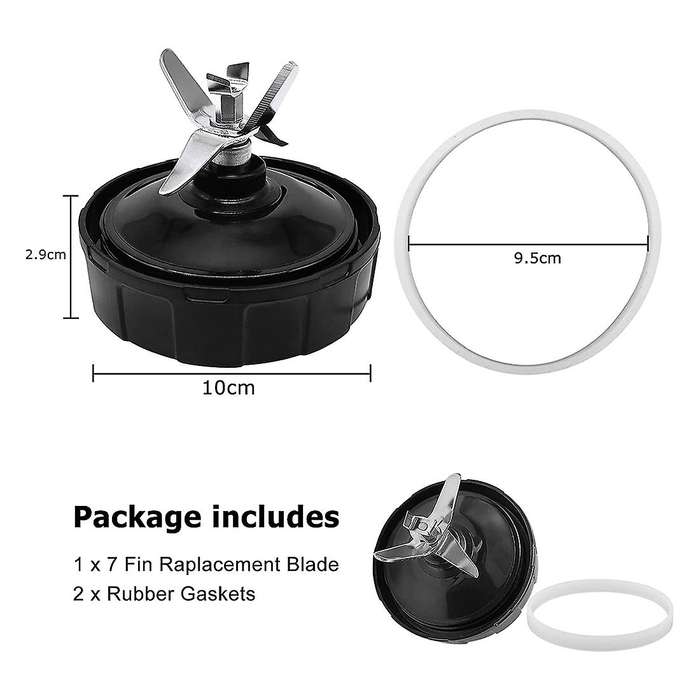 Blade Blender Parts Fornutri Ninja,7 Fins Extractor Blades
