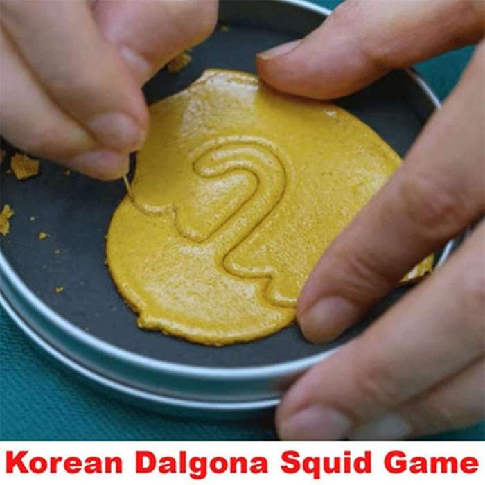 Squid Game Korean Sugar Candy Making Tools Set for Ppopgi Making